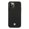 Etui BMW BMHCP12LRSCSK iPhone 12 Pro Max 6,7" czarny/black hardcase Leather Perforate Sides