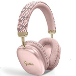 Guess słuchawki nauszne Bluetooth GUBHK1GCTCSP różowy/pink Gcube Metallic Script Logo