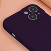 Nakładka Silicon do iPhone 16 Plus 6,7&quot; śliwkowa