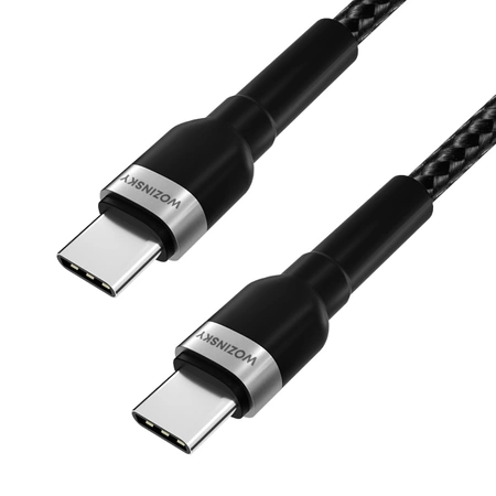 Wozinsky WNBCC2 USB-C / USB-C PD 65W cable 2 m - black