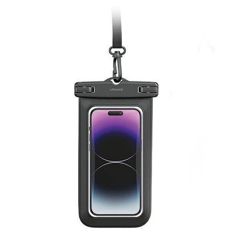 Schutzhülle USAMS Waterproof Case bis zu 6,7 " schwarz