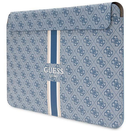 Tasche LAPTOP 16" Guess Sleeve 4G Printed Stripes (GUCS16P4RPSB) blau