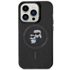 Karl Lagerfeld Karl&amp;Choupette Glitter MagSafe case for iPhone 15 Pro - black