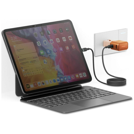 Ładowarka sieciowa Energea TravelGo      Adapter 35 USB-A/USB-C 35W pomarańczowy