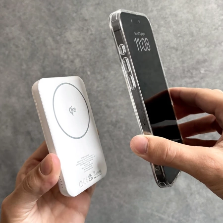 Powerbank Puro Mag Plus 5000mAh 20W Qi2 kompatybilny z MagSafe 1x USB-C Power Delivery - biały