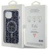 Oryginalne Etui GUESS Hardcase GUHMP15SHGCUSTGK do iPhone 15 (Kompatybilny z Magsafe / IML GCUBE / czarny)