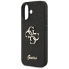 Guess Fixed Glitter Big 4G Hülle für iPhone 17 - Schwarz