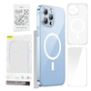 Etui ochronne Baseus Magnetic Crystal Clear do iPhone 13 Pro (transparentne) + szkło hartowane + zestaw czyszczący