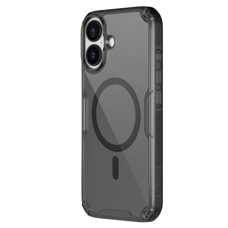 Nillkin Nature TPU Pro Magnethülle kompatibel mit MagSafe für iPhone 17 Pro - Translucent Black
