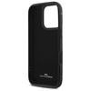 BMW nakładka do iPhone 16 Pro Max 6,9" BMHCP16X22RSEPK Hardcase Sign Leather Cardslot czarna