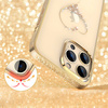 Kingxbar Wish Series Hülle für iPhone 14 Plus, verziert mit goldenen Kristallen
