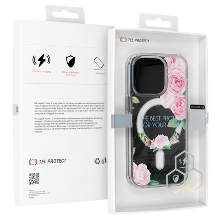 Tel Protect Flower Magsafe do Iphone 14 wzór 1