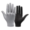 Rockbros Breathable Full Finger Cycling Gloves, Size: L - Gray