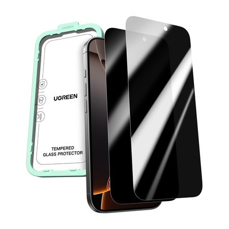 Szkło hartowane prywatyzujące Ugreen SP1155 do iPhone 17 Pro (2 szt.)