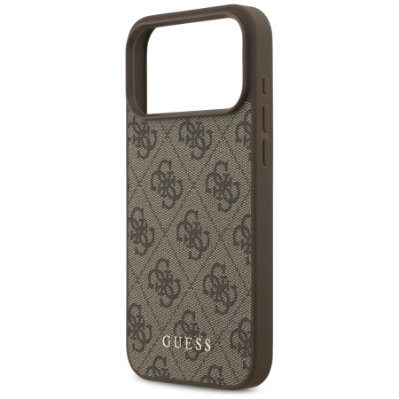 Guess 4G Classic Case für iPhone 17 Pro Max - Braun