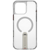Etui Skinarma Helix do iPhone 16 Pro Max  Magnetic Charging 360 Rotating Stand titanium