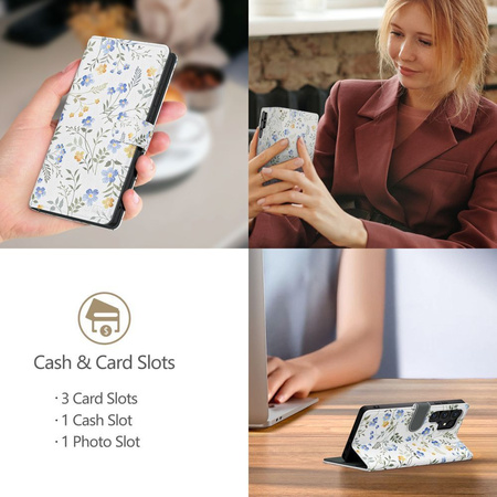 TECH-PROTECT WALLET GALAXY A26 5G SPRING FLOWERS