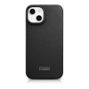 iCarer CE Premium Leather Folio Case skórzane etui iPhone 14 Plus z klapką magnetyczne MagSafe czarny (WMI14220715-BK)