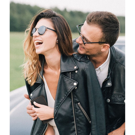 Kabura SMART PRO Book skórzana do SAMSUNG S25 Edge czarny