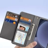Dux Ducis Lawa Leather Case for Samsung Galaxy S25 with Detachable Magnetic Wallet - Gray