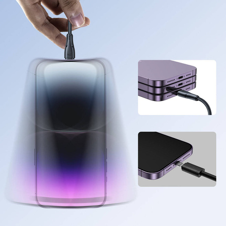 Joyroom USB C - Lightning 20W Surpass Series cable for fast charging and data transfer 0.25 m black (S-CL020A11)