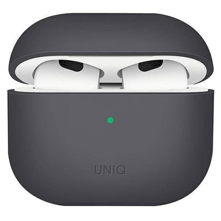 UNIQ Hülle Lino AirPods 3. Gen. Silikon grau / aschgrau