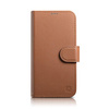 iCarer Wallet Case 2in1 iPhone 14 Flip Leather Anti-RFID Brown (WMI14220725-BN)
