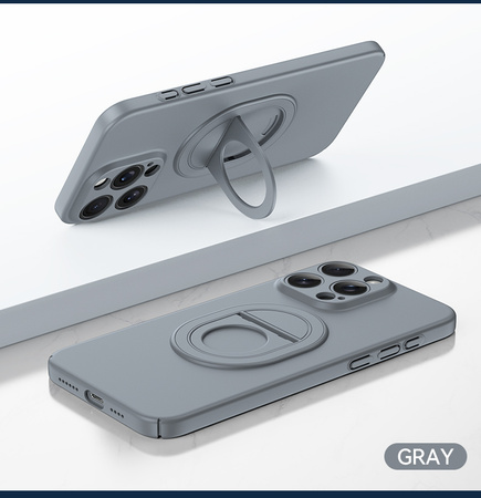 Tel Protect Magnetic Elipse Case do Iphone 15 Pro Max szary