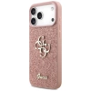 Guess Fixed Glitter Big 4G Case for iPhone 17 Pro Max - Pink