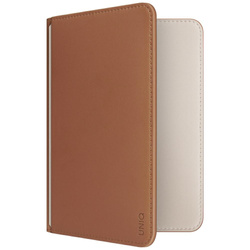 Etui na paszport UNIQ Belmont z Apple    Find My blokada RFID karmelowy beżowy