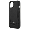 Schutzhülle IPHONE 14 PLUS Mercedes Leather Urban Line (MEHCP14MARMBK) schwarz