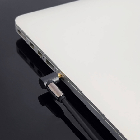 Wozinsky kabel AUX kątowy (męski-męski) kabel mini jack 2 m czarny