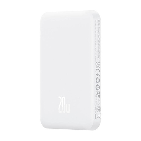 Magnetic Mini Powerbank Baseus 5000mAh 20W (white)