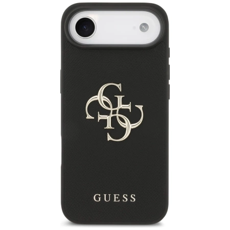 Guess Grained Big 4G & Classic Logo case for iPhone Air - black