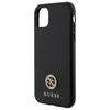 Original Case IPHONE 11 Guess 4G Strass Metal Logo (GUHCN61PS4DGPK) black