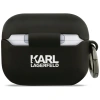 Etui Karl Lagerfeld Silicone Karl Head 3D na AirPods Pro 3 - czarne