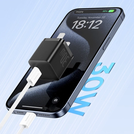 Baseus Superior Series II USB-C – USB-C 30 W 480 Mbit/s Kabel 1 m – Weiß