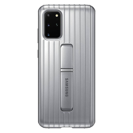 Samsung Protective Standing Cover wzmocnione etui pokrowiec Samsung Galaxy S20+ (S20 Plus) srebrny (EF-RG985CSEGWW)