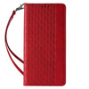 Magnet Strap Case Case for iPhone 12 Pro Max Pouch Wallet + Mini Lanyard Pendant Red