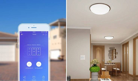 Sonoff T0EU2C-TX two-channel touch Wi-Fi wireless wall smart switches weiß (IM190314010)