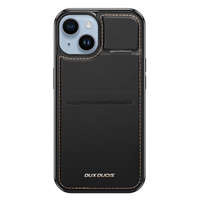 3 in 1 Case for iPhone 14 Plus with MagSafe Wallet RFID Blocking Stand Dux Ducis Rafi Mag - Black