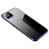 Clear Color case żelowy pokrowiec etui z metaliczną ramką iPhone 13 mini niebieski