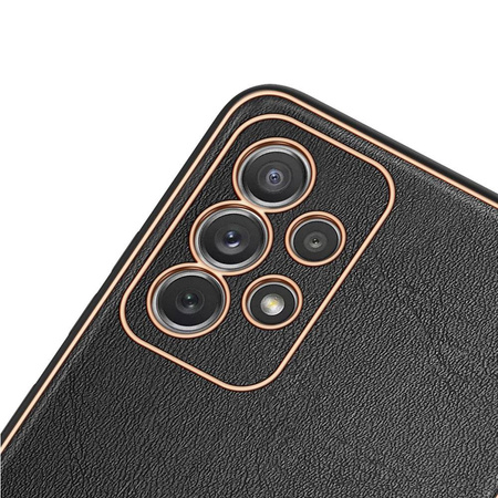 Dux Ducis Yolo eleganckie etui pokrowiec ze skóry ekologicznej Samsung Galaxy A72 4G czarny