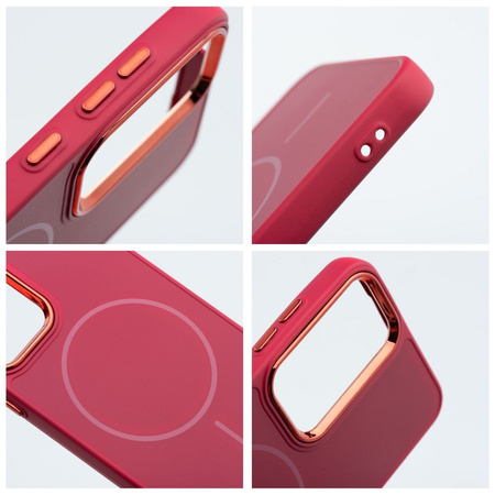 Futerał FRAME MAG COVER kompatybilny z MagSafe do SAMSUNG A36 magenta