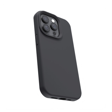 Nakładka Etteri Silicone Case do iPhone 15 Pro 6,1" czarna