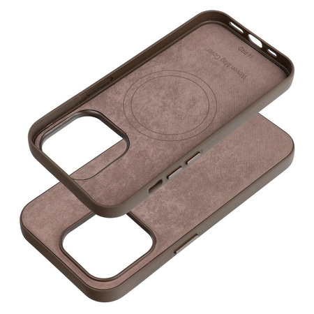 Woven Mag Cover kompatybilne z MagSafe do IPHONE 14 PRO jasny brązowy