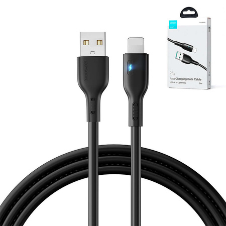 USB - Lightning 2.4A 2m Kabel Joyroom S-UL012A13 - schwarz