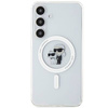 Oryginalne Etui KARL LAGERFELD hardcase IML Karl&Choupette MagSafe KLHMS24SHGKCNOT do Samsung Galaxy S24 przezroczysty