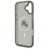 Etui Karl Lagerfeld IML Metal Karl&Choupette Head MagSafe na iPhone 16 Plus - czarne