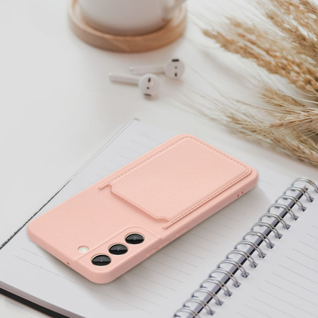 Futerał CARD CASE do SAMSUNG S24 Ultra różowy